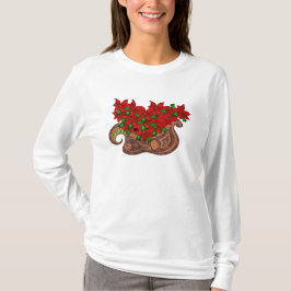 skjorta för poinsettaSleighlångärmad Tröja