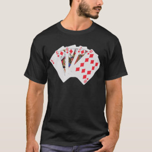 Skjorta för poker för diamantroyalspolning tröja