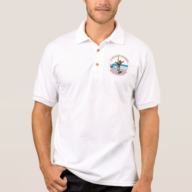 Skjorta för Polo för LPM-logotyptryck Polotröja (Framsida)