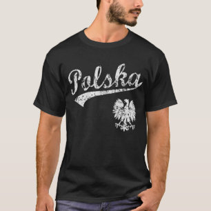 Skjorta för Polska baseballstil t Tröja