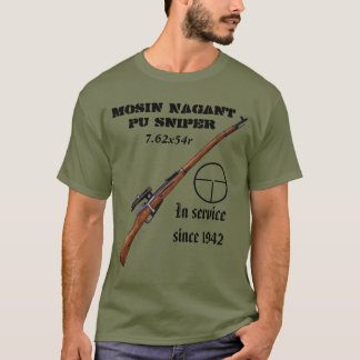 Skjorta för prickskytt T för sovjet ww2 Mosin Shirt