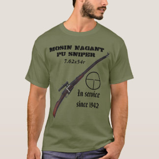 Skjorta för prickskytt T för sovjet ww2 Mosin Tee