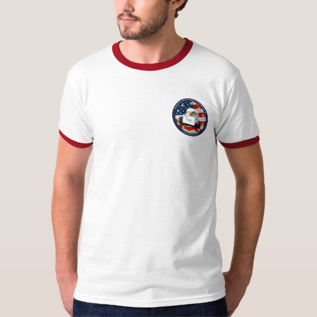 Skjorta för PSDM-logotypRinger T Tröja (Framsida)