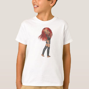 Skjorta för Punk vippa för Anime T-shirt