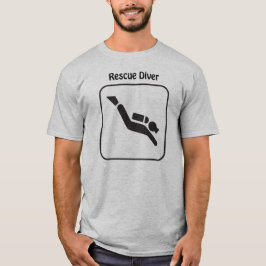 Skjorta för räddingdykare T Tee Shirt