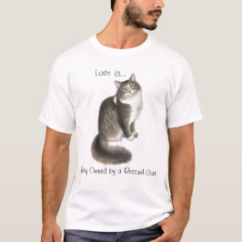 Skjorta för räddingkattkärlek t shirt