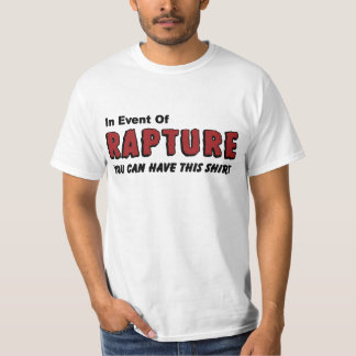 Skjorta för Raptureskjortakristen Tee Shirt