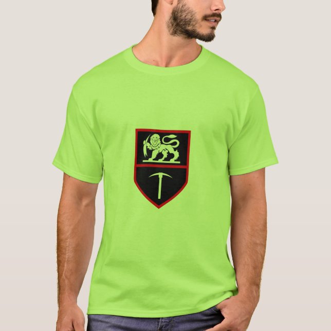 Skjorta för Rhodesian armégradbeteckning Tee Shirt (Framsida)