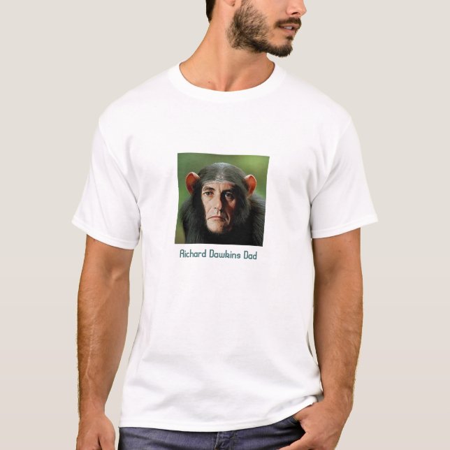 Skjorta för Richard Dawkins pappautslagsplats T-shirt (Framsida)