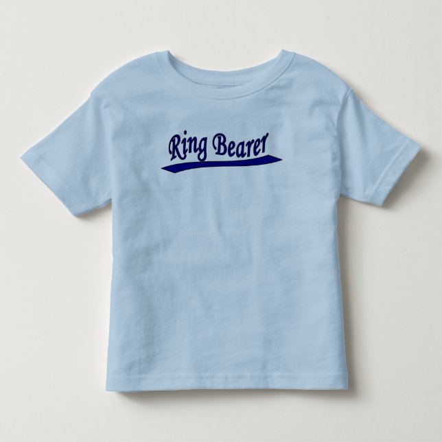 Skjorta för ringbärarebaseball t shirt (Framsida)