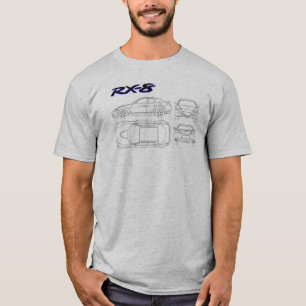 skjorta för ritning rx8 t-shirt