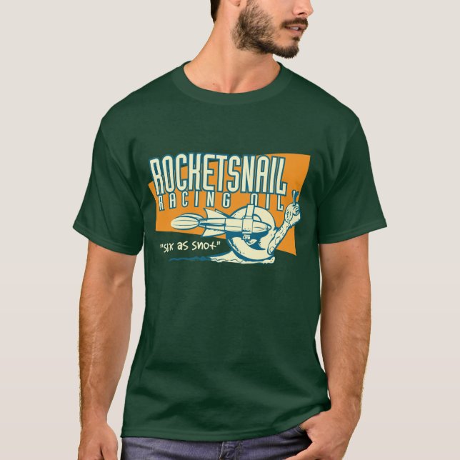 Skjorta för RocketSnail tävlaolja T-shirt (Framsida)
