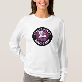 Skjorta för RollerDerbyBootCamp långärmad t Shirt