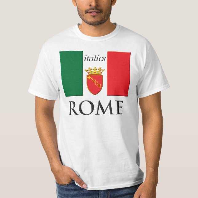 Skjorta för Rome italien T Tee (Framsida)