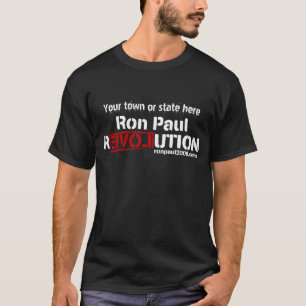 Skjorta för Ron Paul revolutionmörk Tröja