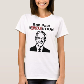 Skjorta för Ron Paul revolutionutslagsplats T-shirt
