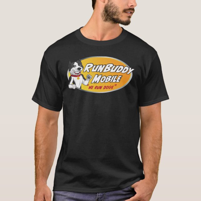 Skjorta för RunBuddy Mobile logotyp T Shirt (Framsida)