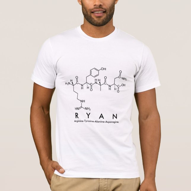Skjorta för Ryan peptidenamn Tee (Framsida)