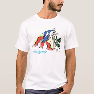 Skjorta för Sabor Boricua "Mi bonitabandera" Tee Shirt