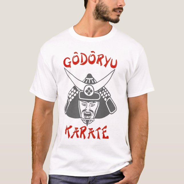 Skjorta för Samurai för kampsportKarateDojo T-shirt (Framsida)