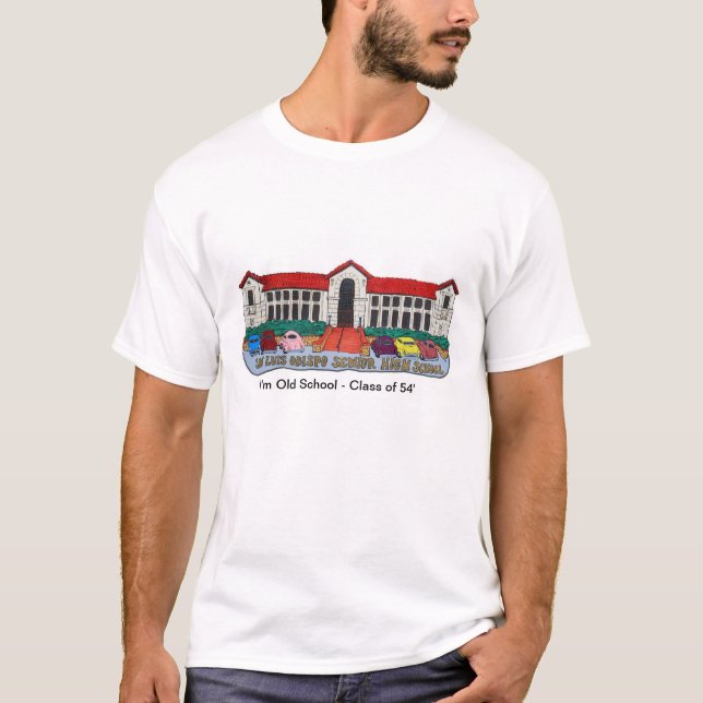 Skjorta för San Luis Obispo högstadiumutslagsplats Tee (Framsida)
