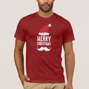 Skjorta för Santa mustaschgod jul Tee