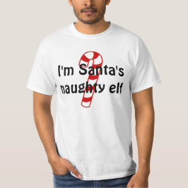 Skjorta för Santas stygg älvajul t Shirt