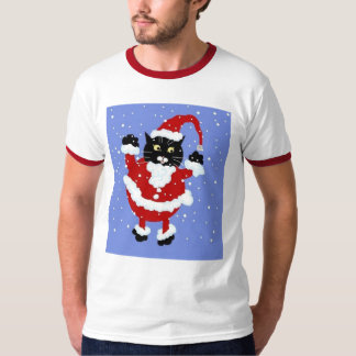 Skjorta för Santy kattsnö T Shirt