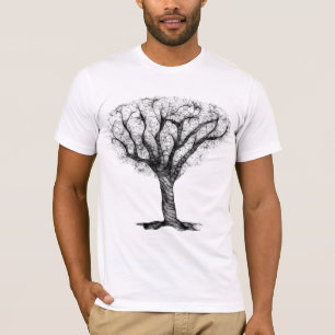 Skjorta för Scribblerträdutslagsplats T Shirt