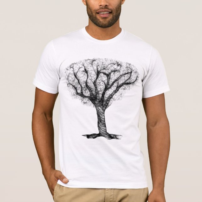 Skjorta för Scribblerträdutslagsplats T Shirt (Framsida)