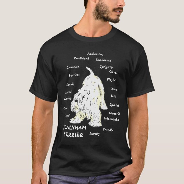 Skjorta för Sealyham Terrier T Shirt (Framsida)
