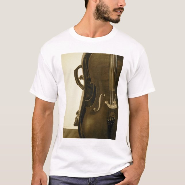 Skjorta för Sepiavioloncelldamer T-shirt (Framsida)