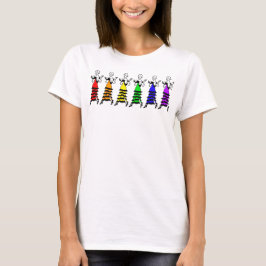 Skjorta för sexhörningsregnbågeklaffar t shirt