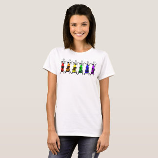 Skjorta för sexhörningsregnbågeklaffar t shirt