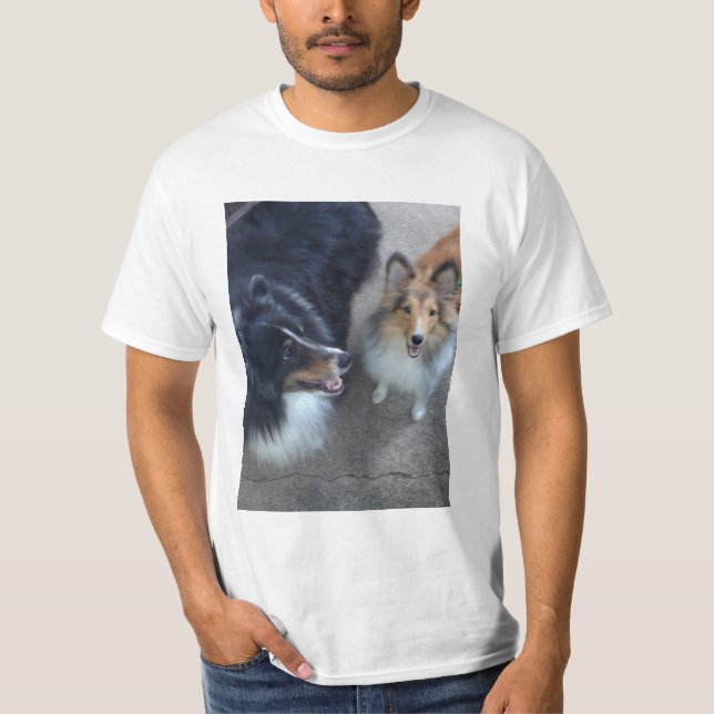 Skjorta för Sheltie kompisar T Shirt (Framsida)