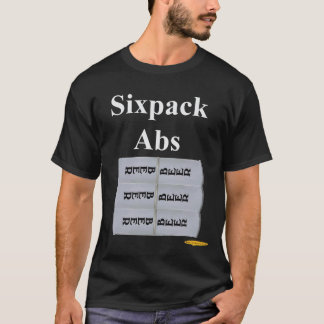Skjorta för Sixpack Absmörk Tee Shirt
