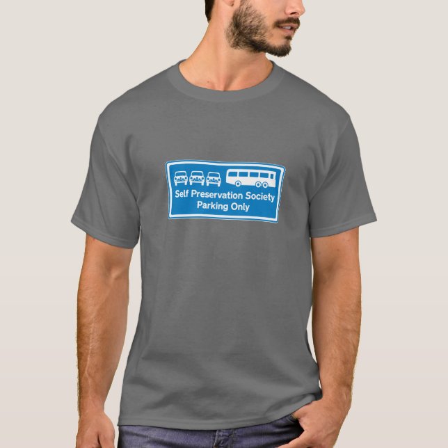 Skjorta för självbevarandesamhälle T Shirt (Framsida)