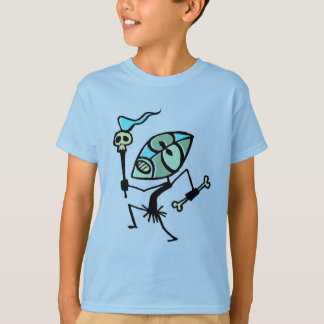 Skjorta för skallefacklaTiki dansare vid tOny Tiki T-shirt