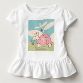 Skjorta för sköldpadda för anpassadetecknadstjärna tee