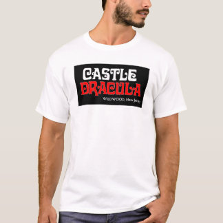 Skjorta för slottDracula logotyp, Wildwood, NJ T-shirt
