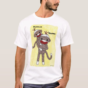 Skjorta för sock monkeypappa 01 tröja
