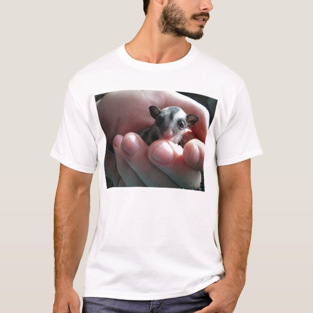 skjorta för sockerglidflygplantjänare t-shirt (Framsida)