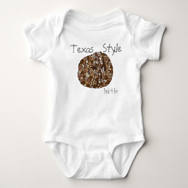 Skjorta för spädbarn för Texas stiltittut Tee Shirt (Framsida)