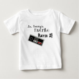 Skjorta för spelare 2 för pappor favorit- tee shirt