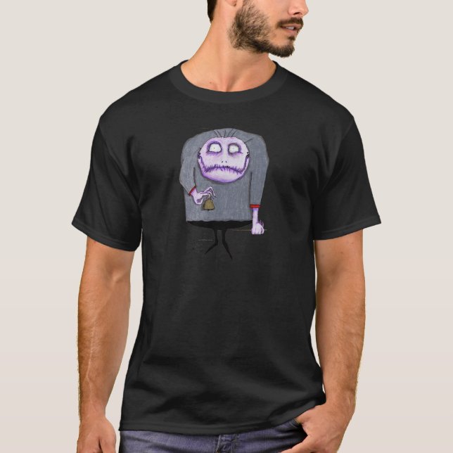 Skjorta för spelare för Ghoulie musikbandCowbell T-shirt (Framsida)