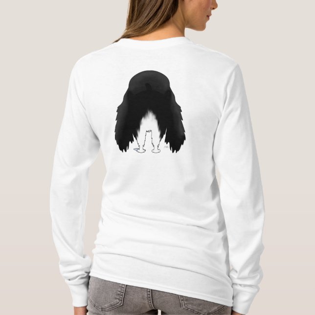 Skjorta för SpringerSpaniel T-shirt (Baksida)
