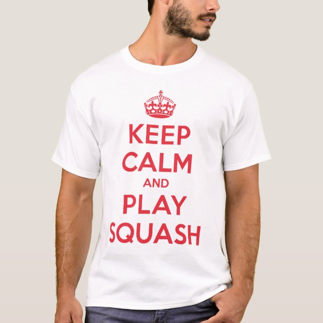 Skjorta för squash för behållalugnlek tee (Framsida)