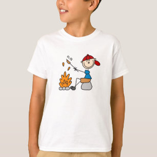 Skjorta för stick figurkock ut tee shirt