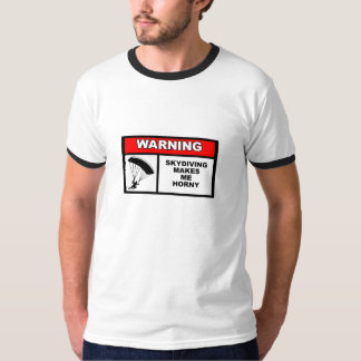 Skjorta för stil "för ringer" för Skydiving T-shirt