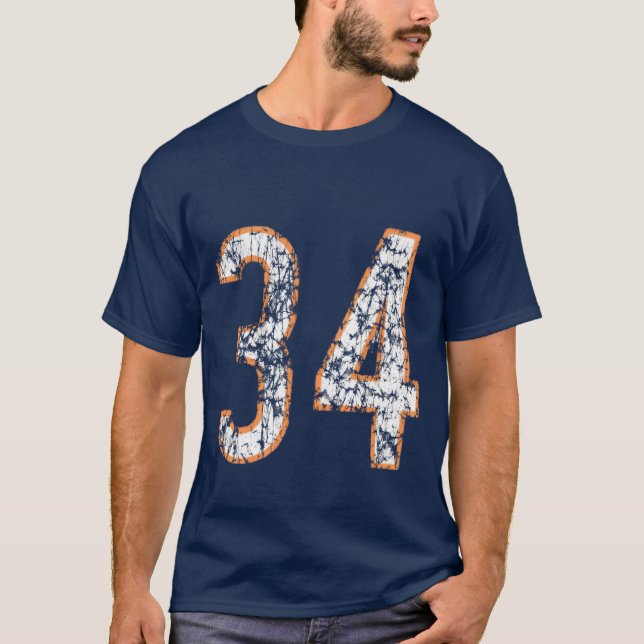 Skjorta för stil t för 34 Chicago T-shirt (Framsida)